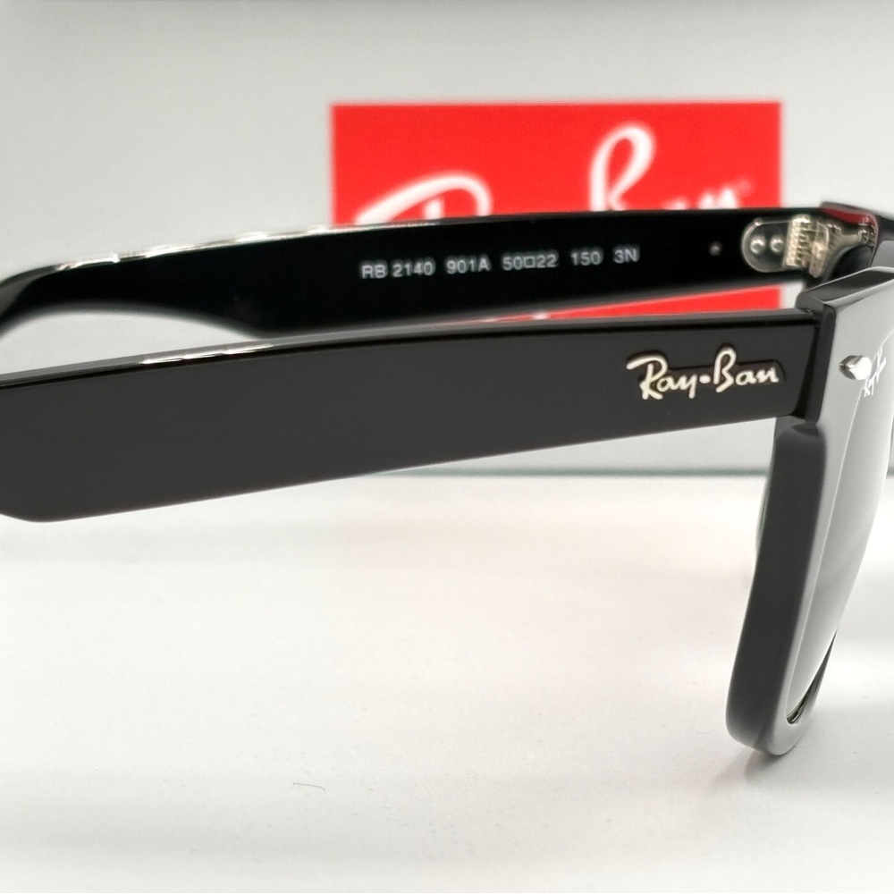 Ray-Ban Black Wayfarer Classic Sunglasses Original Style RB2140 901 50-22 325 - Picture 11 of 15